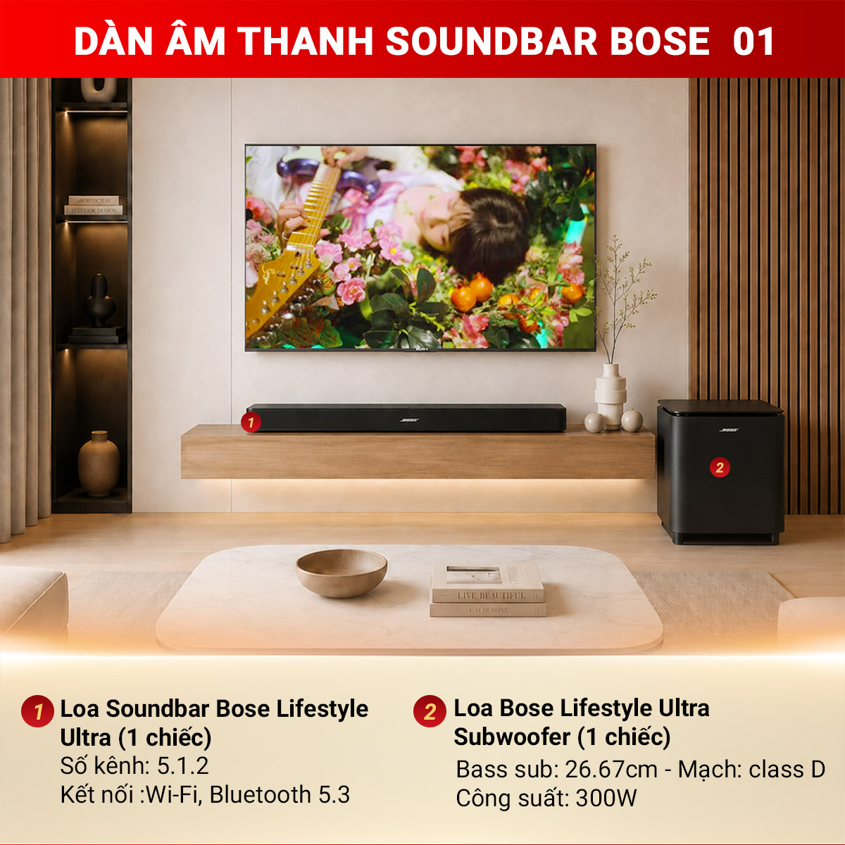D&agrave;n &Acirc;m Thanh Soundbar Bose 01