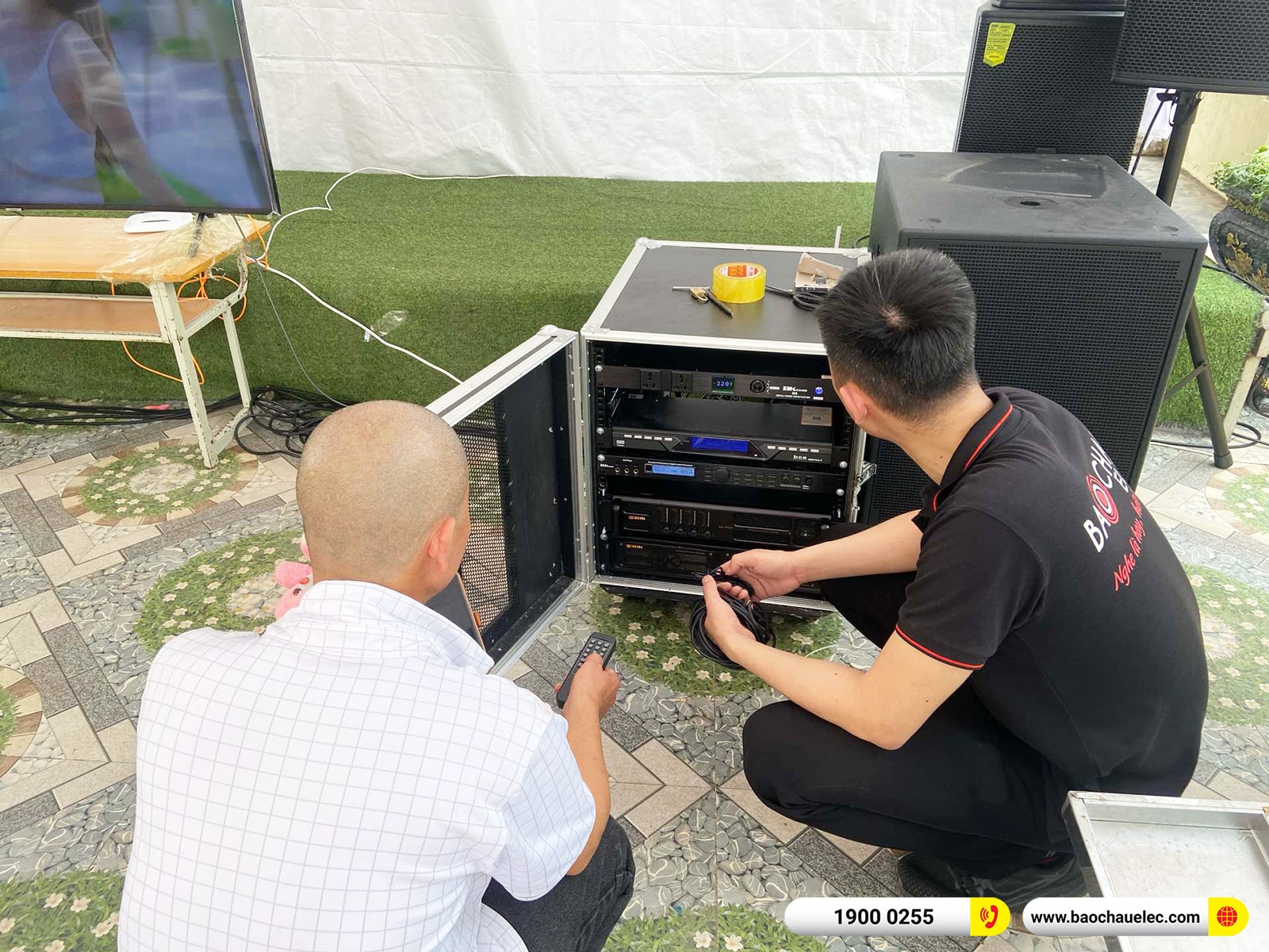 Lắp đặt d&agrave;n &acirc;m thanh sự kiện, đ&aacute;m cưới Domus gần 39tr cho anh Thịnh tại Hải Ph&ograve;ng