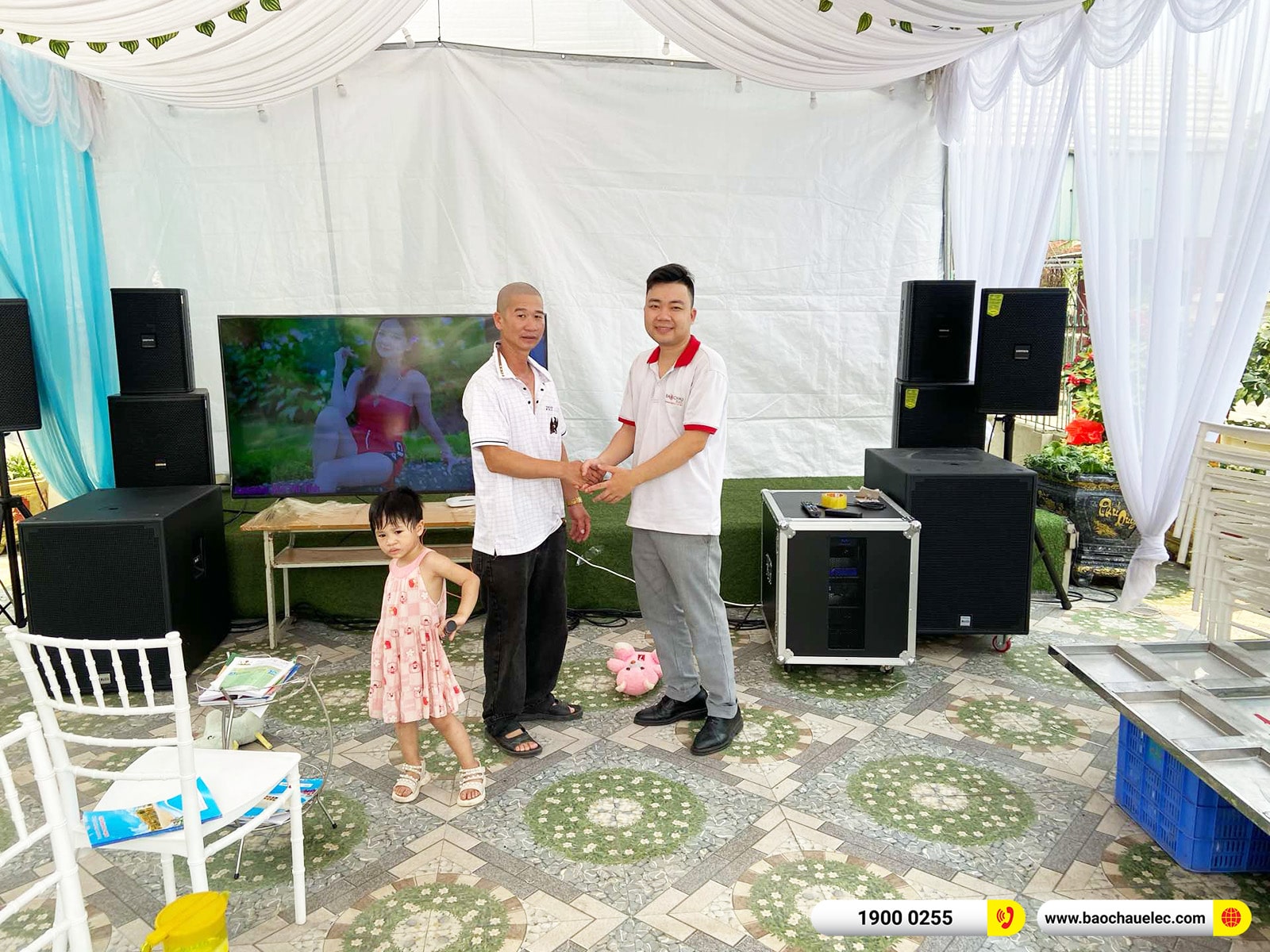 Lắp đặt d&agrave;n &acirc;m thanh sự kiện, đ&aacute;m cưới Domus gần 39tr cho anh Thịnh tại Hải Ph&ograve;ng