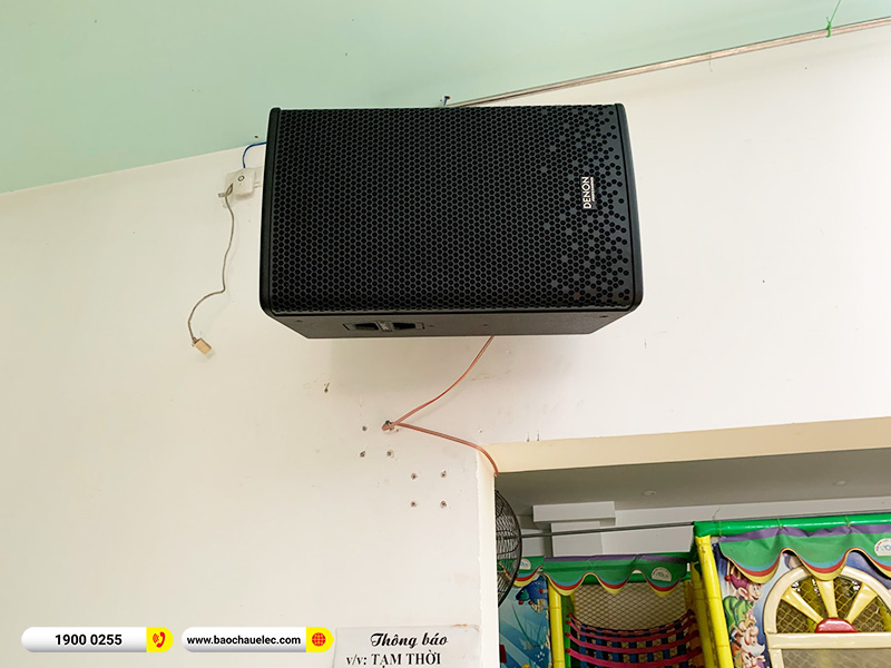 Lắp đặt d&agrave;n &acirc;m thanh gần 24tr cho Trường mầm non tại Đ&agrave; Nẵng (Denon DP-R212, CA-J602, DSP-9000 Plus)
