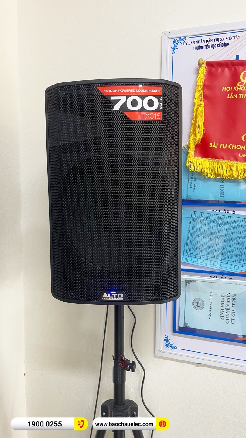 Lắp đặt d&agrave;n &acirc;m thanh gần 100tr cho trường TH Cổ Đ&ocirc;ng tại H&agrave; Nội