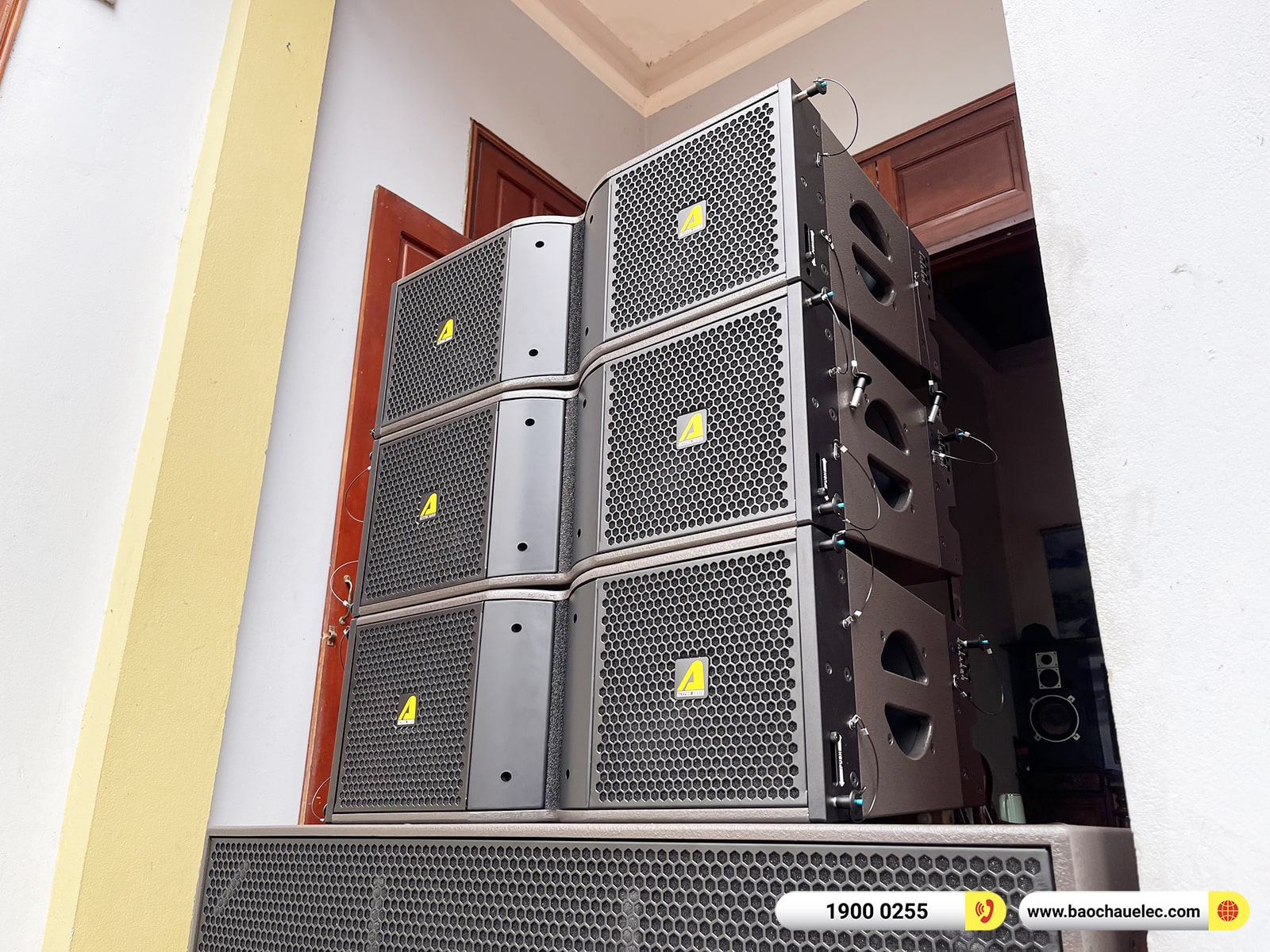 Lắp đặt d&agrave;n Line Array Actpro sự kiện, đ&aacute;m cưới gần 160tr cho anh Minh tại Bắc Ninh (Actpro KR212, KR28, DSP48, MG12XU,&hellip;) 