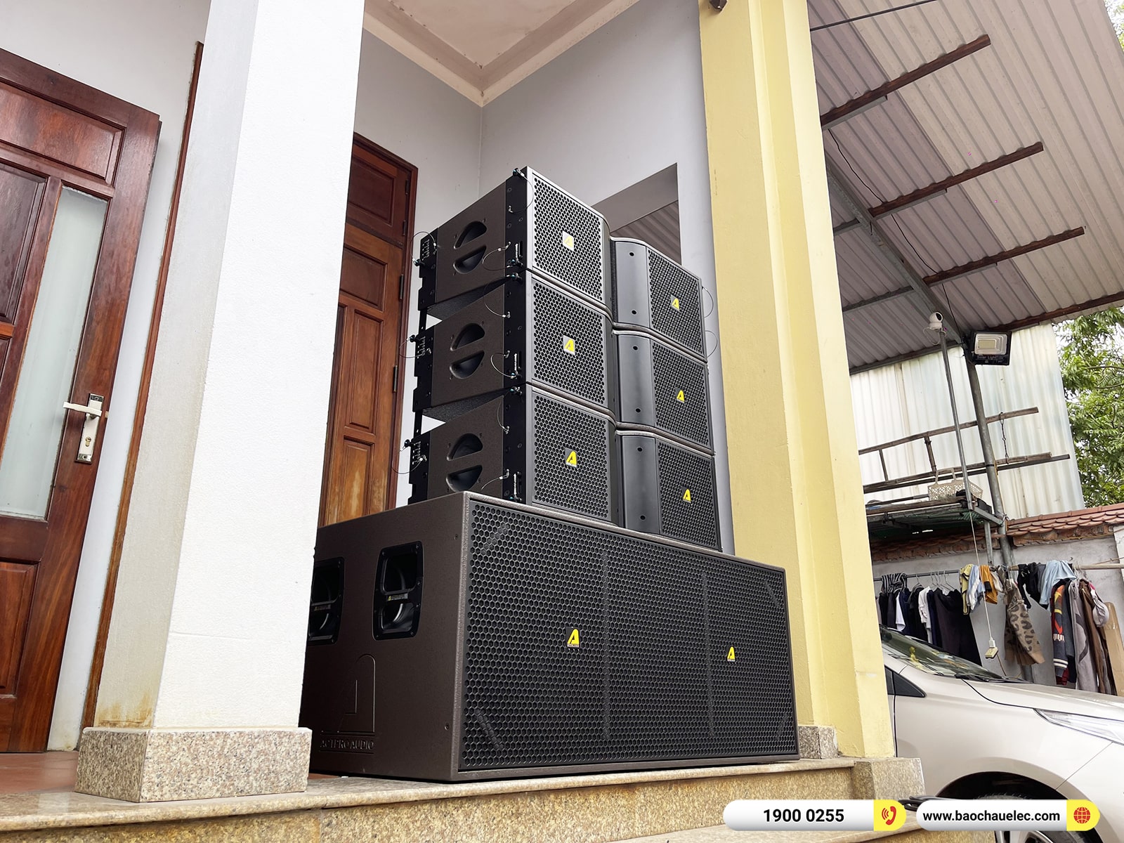 Lắp đặt d&agrave;n Line Array Actpro sự kiện, đ&aacute;m cưới gần 160tr cho anh Minh tại Bắc Ninh (Actpro KR212, KR28, DSP48, MG12XU,&hellip;) 