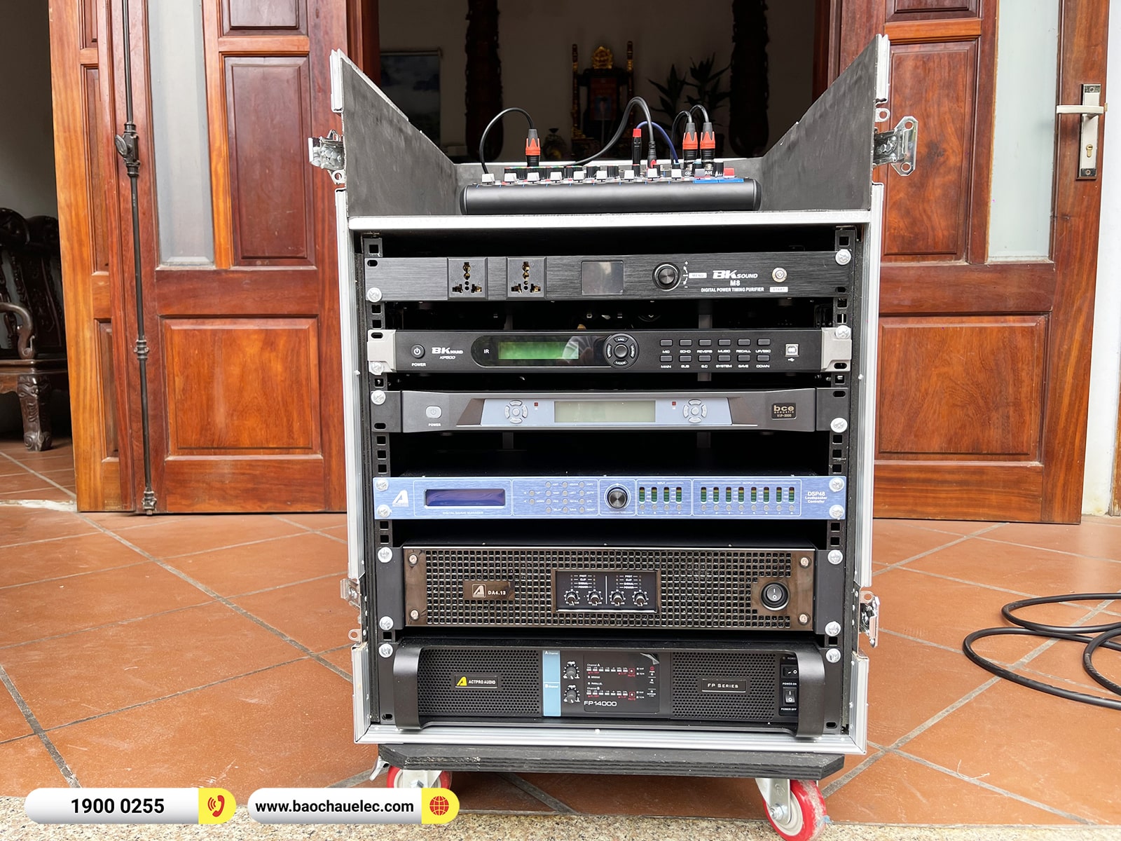 Lắp đặt d&agrave;n Line Array Actpro sự kiện, đ&aacute;m cưới gần 160tr cho anh Minh tại Bắc Ninh (Actpro KR212, KR28, DSP48, MG12XU,&hellip;) 