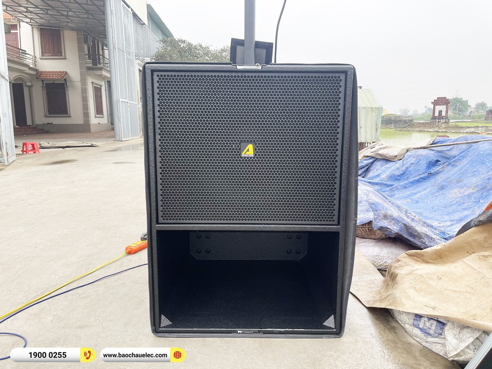 Lắp đặt dàn Line Array Actpro sự kiện, đám cưới gần 90tr cho anh Minh tại Bắc Ninh (Active Actpro A2, KP500, BCE VIP3000,…)