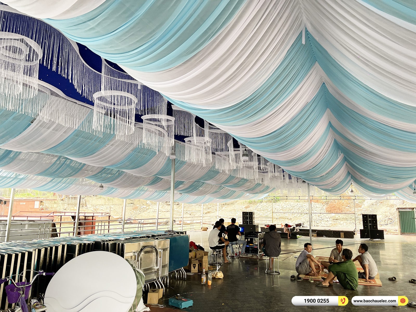 Lắp đặt d&agrave;n Line Array Actpro sự kiện, đ&aacute;m cưới khoảng 162tr cho anh B&ugrave;i tại Sơn La (Actpro KR210, Actpro KR28, FP14000, DSP48,&hellip;)