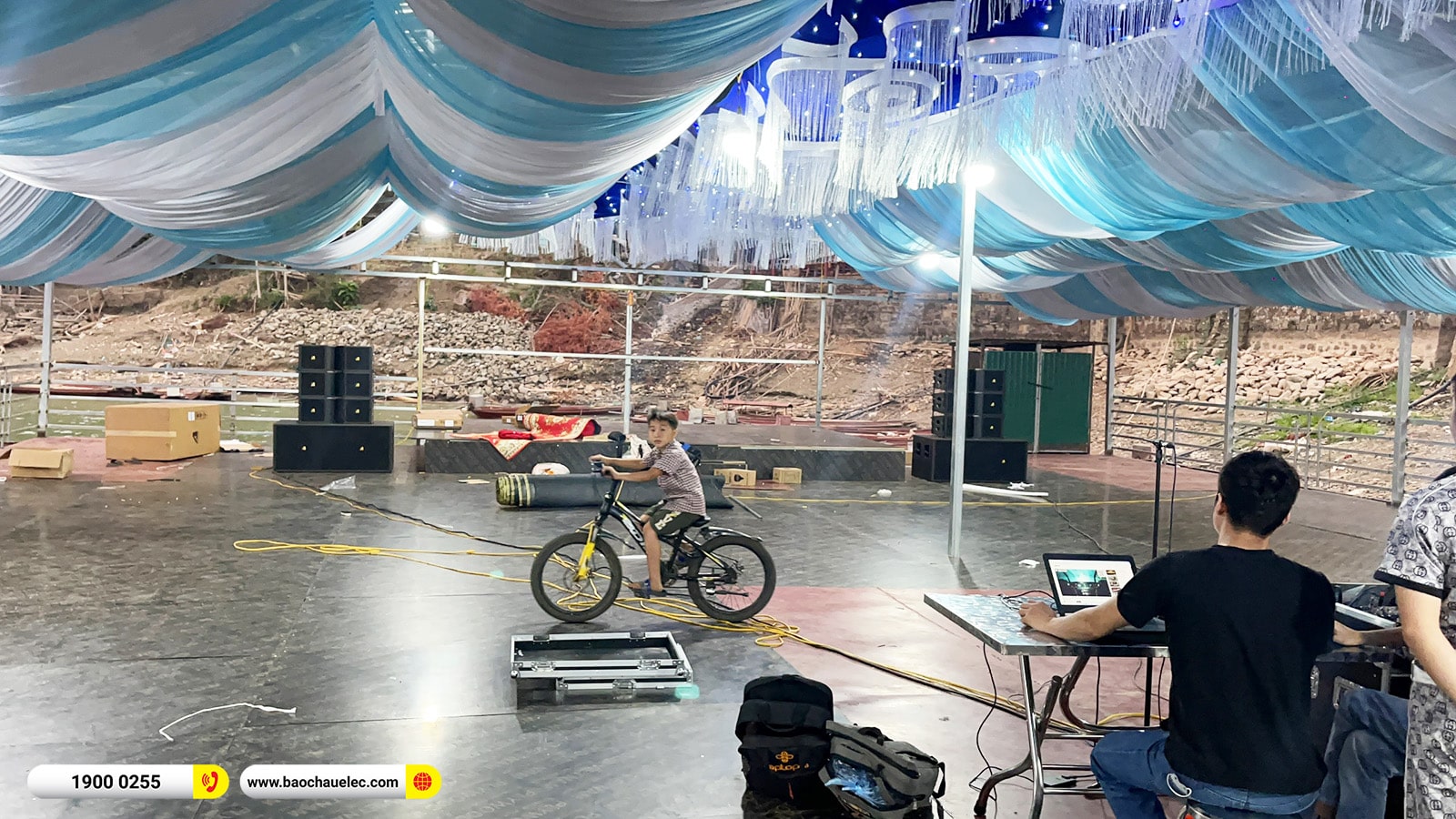 Lắp đặt d&agrave;n Line Array Actpro sự kiện, đ&aacute;m cưới khoảng 162tr cho anh B&ugrave;i tại Sơn La (Actpro KR210, Actpro KR28, FP14000, DSP48,&hellip;)