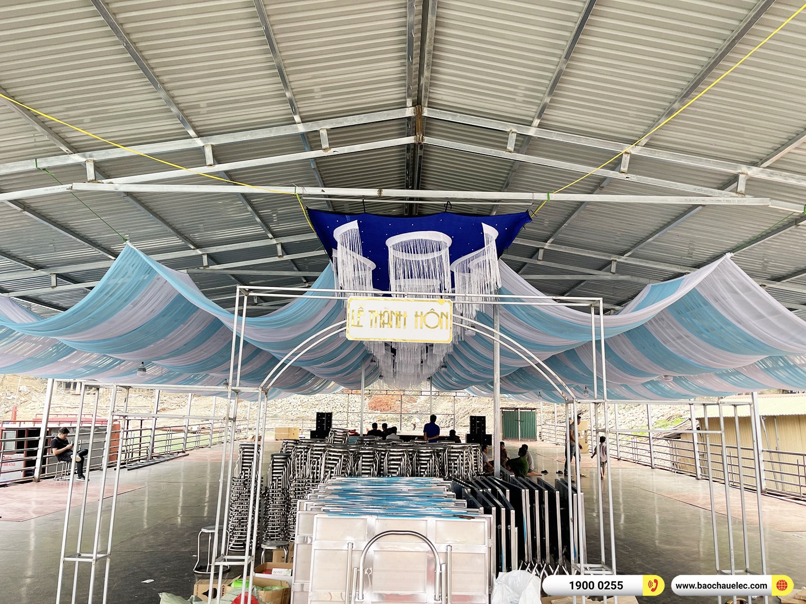 Lắp đặt d&agrave;n Line Array Actpro sự kiện, đ&aacute;m cưới khoảng 162tr cho anh B&ugrave;i tại Sơn La (Actpro KR210, Actpro KR28, FP14000, DSP48,&hellip;)