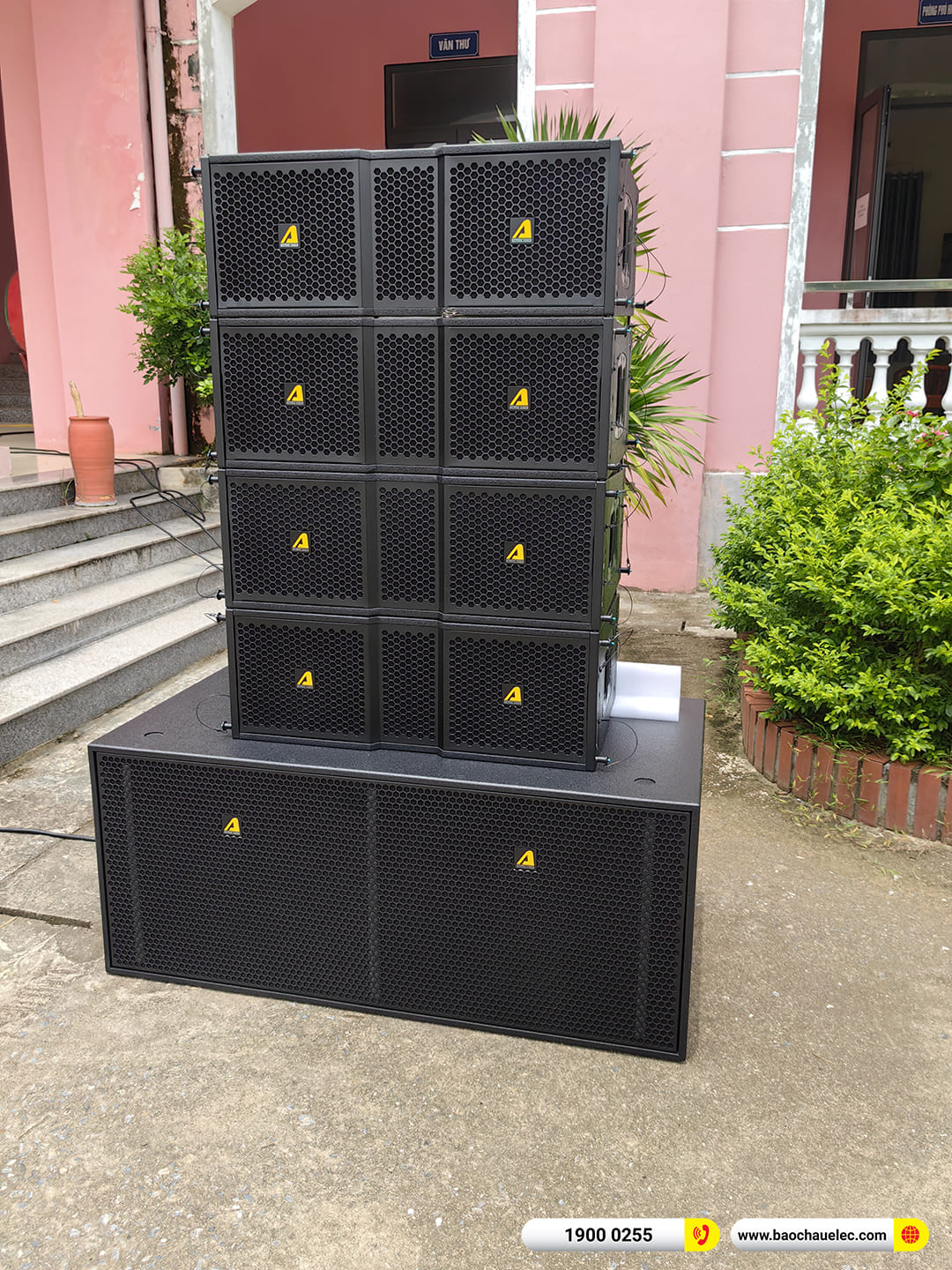 Lắp đặt d&agrave;n Line Array Actpro sự kiện, s&acirc;n khấu cho Trường PT DTNT Tuy&ecirc;n Quang 