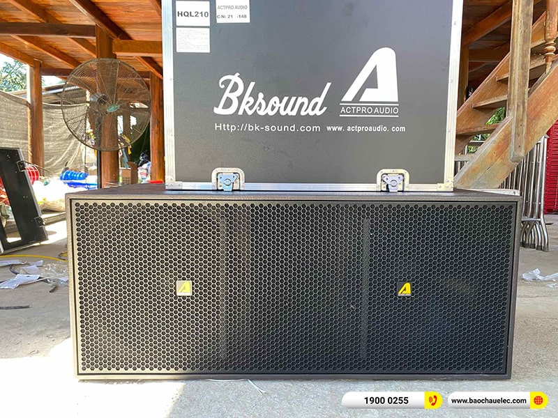 Lắp đặt d&agrave;n Line Array Actpro sự kiện, đ&aacute;m cưới hơn 139tr cho anh Diện tại Lai Ch&acirc;u (Actpro HQL 210, Actpro KR28F, FP14000, QD4.13, DSP48,&hellip;)