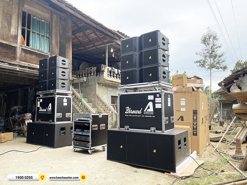 Lắp đặt d&agrave;n Line Array Actpro sự kiện, đ&aacute;m cưới hơn 164tr cho anh Hải tại Điện Bi&ecirc;n (Actpro KR210, KR28, MG12XU, DSP48,&hellip;)