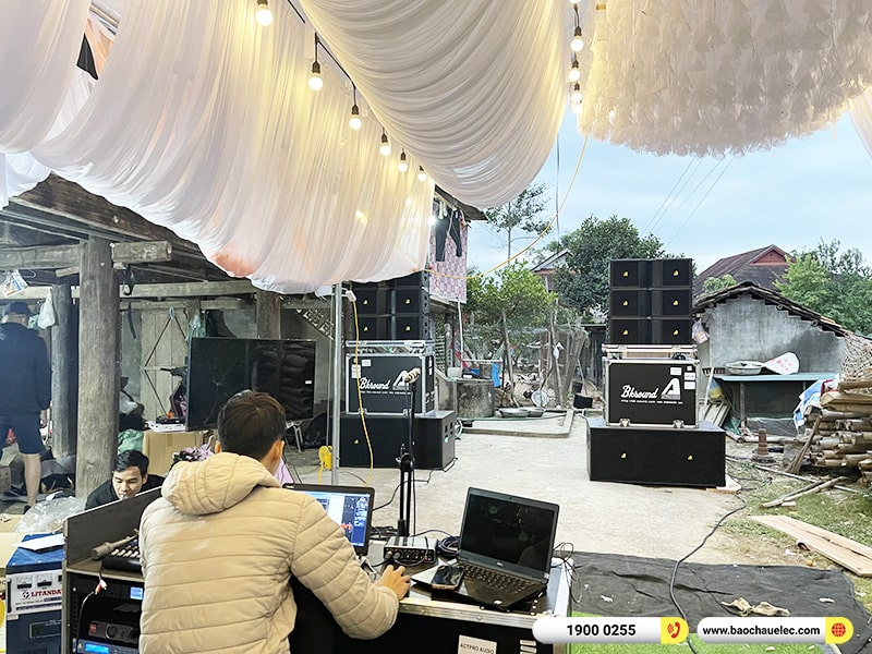 Lắp đặt d&agrave;n Line Array Actpro sự kiện, đ&aacute;m cưới hơn 164tr cho anh Hải tại Điện Bi&ecirc;n (Actpro KR210, KR28, MG12XU, DSP48,&hellip;)