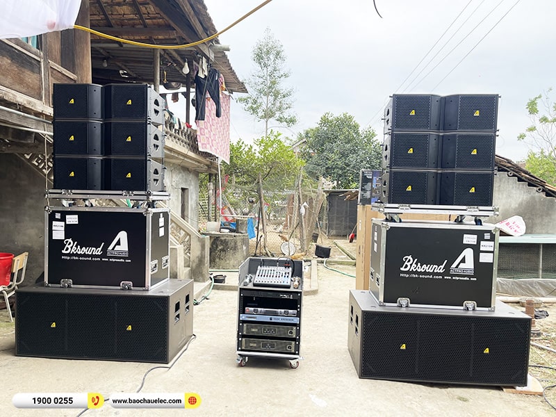 Lắp đặt d&agrave;n Line Array Actpro sự kiện, đ&aacute;m cưới hơn 164tr cho anh Hải tại Điện Bi&ecirc;n (Actpro KR210, KR28, MG12XU, DSP48,&hellip;)
