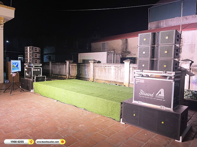 Lắp đặt d&agrave;n Line Array Actpro sự kiện, đ&aacute;m cưới gần 156tr cho anh Trường tại H&agrave; Nội (Actpro KR210, Actpro KR28, FP14000, DSP48,&hellip;)