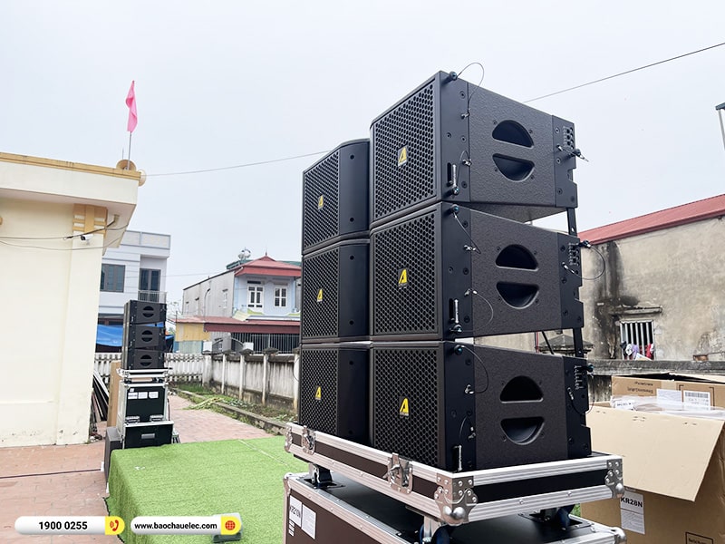 Lắp đặt d&agrave;n Line Array Actpro sự kiện, đ&aacute;m cưới gần 156tr cho anh Trường tại H&agrave; Nội (Actpro KR210, Actpro KR28, FP14000, DSP48,&hellip;)