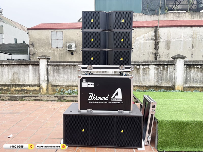 Lắp đặt d&agrave;n Line Array Actpro sự kiện, đ&aacute;m cưới gần 156tr cho anh Trường tại H&agrave; Nội (Actpro KR210, Actpro KR28, FP14000, DSP48,&hellip;)