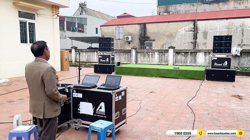 Lắp đặt d&agrave;n Line Array Actpro sự kiện, đ&aacute;m cưới gần 156tr cho anh Trường tại H&agrave; Nội (Actpro KR210, Actpro KR28, FP14000, DSP48,&hellip;)