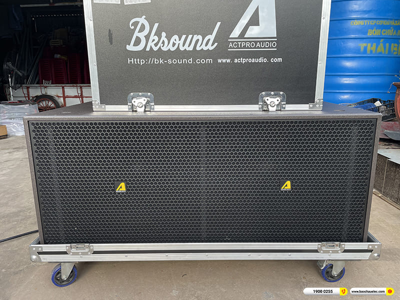 Lắp đặt dàn Line Array Actpro 165tr cho anh Yên tại Hưng Yên