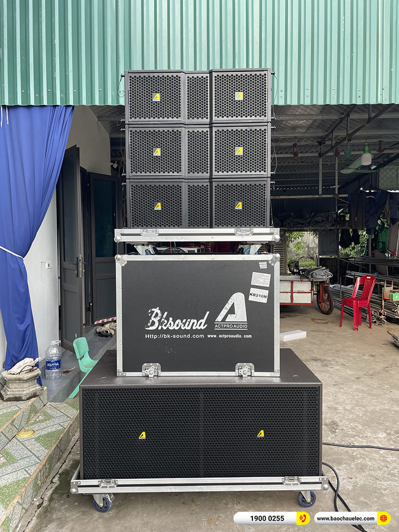 Lắp đặt dàn Line Array Actpro 165tr cho anh Yên tại Hưng Yên