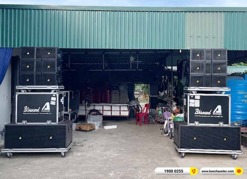 Lắp đặt dàn Line Array Actpro 165tr cho anh Yên tại Hưng Yên
