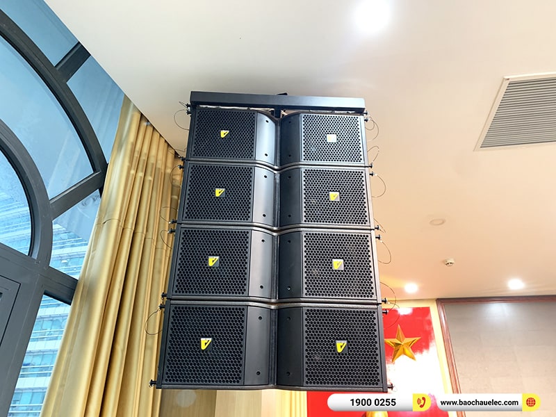 Lắp đặt dàn Line Array Actpro sự kiện, hội trường gần 310tr cho Cty Truyền tải điện tại Hà Nội