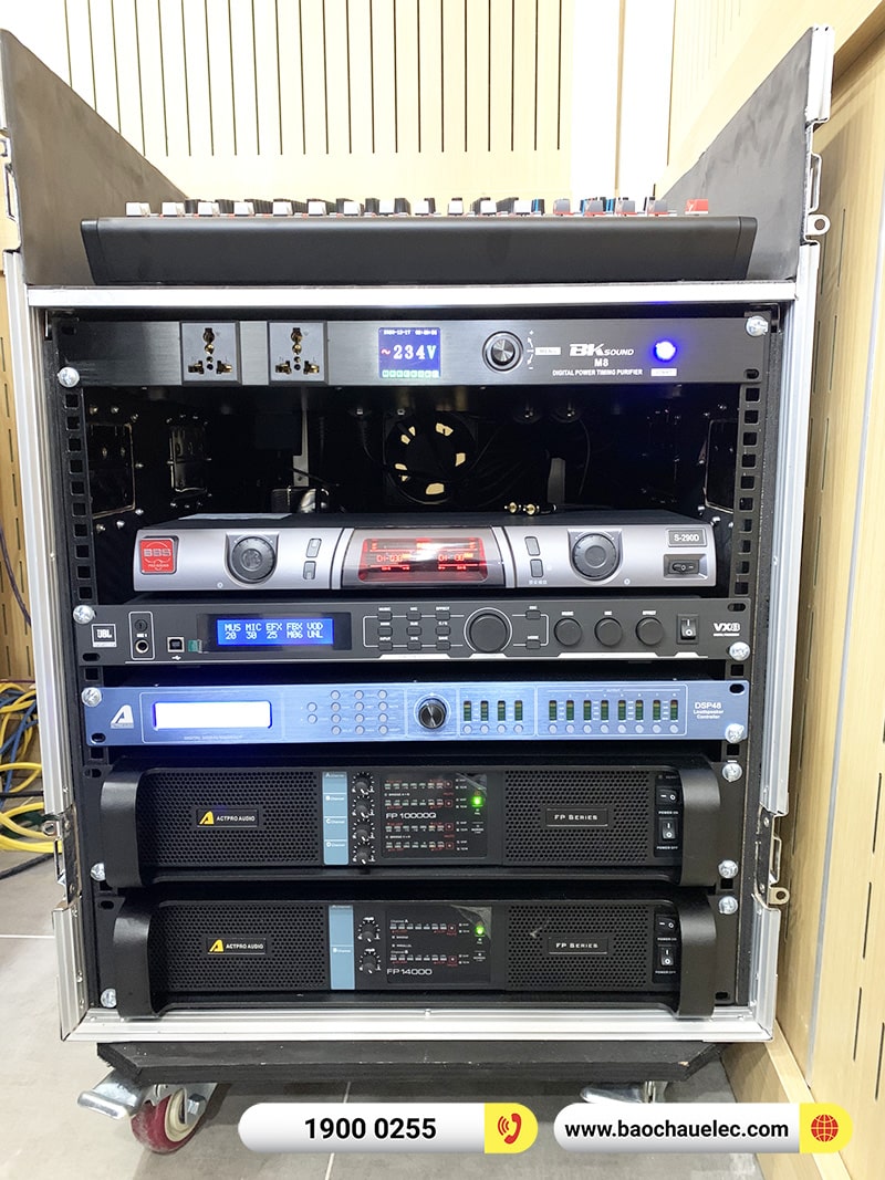 Lắp đặt dàn Line Array Actpro sự kiện, hội trường gần 310tr cho Cty Truyền tải điện tại Hà Nội