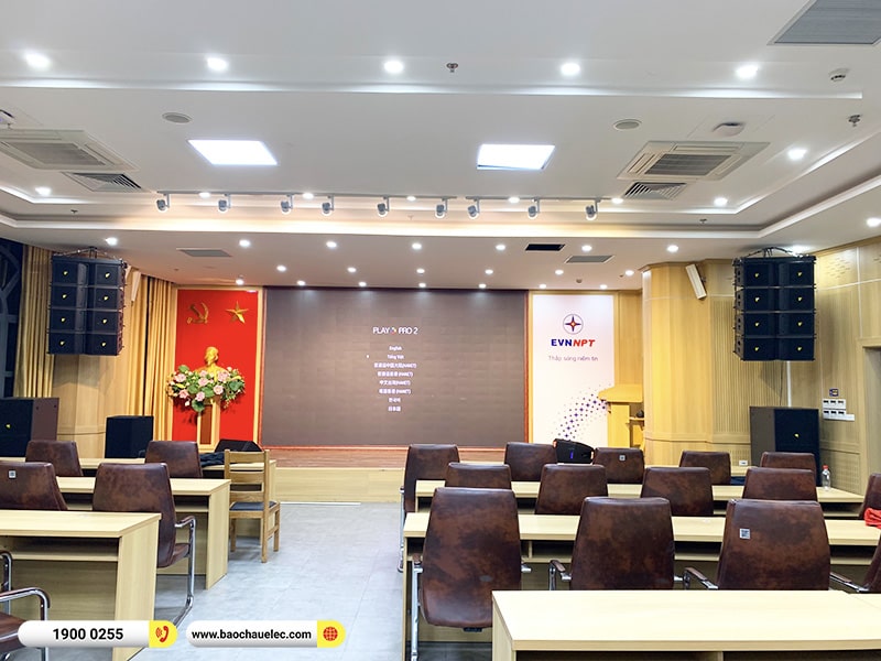 Lắp đặt d&agrave;n Line Array Actpro sự kiện, hội trường gần 310tr cho Cty Truyền tải điện tại H&agrave; Nội