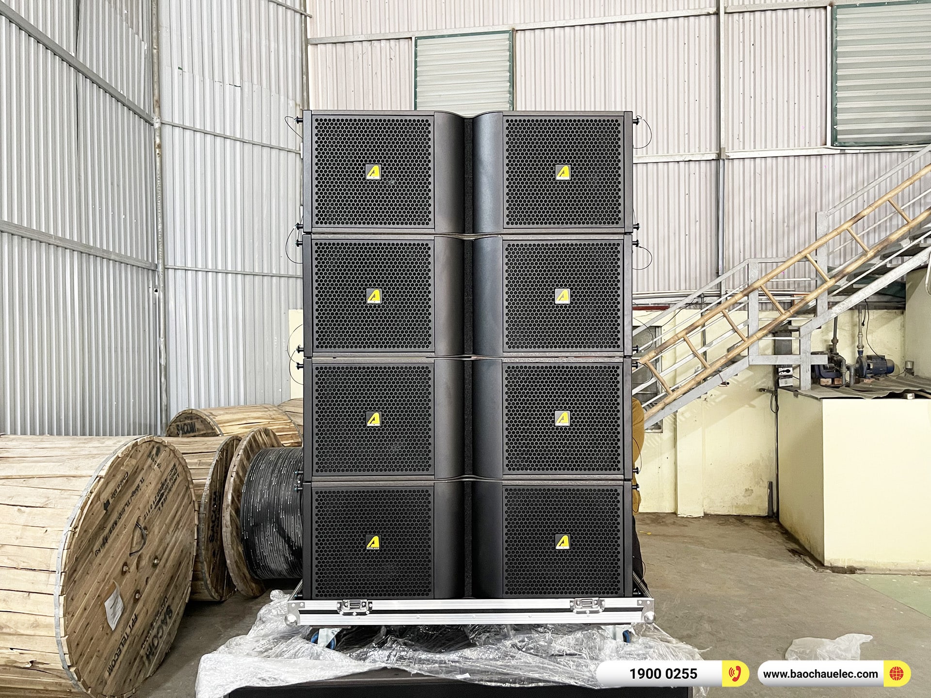 Lắp đặt d&agrave;n Line Array Actpro sự kiện hơn 480tr cho CTCPDV Đặt s&acirc;n Golf Việt Nam (Actpro KR212, HQS218, DSP48, Alpha 2.22,&hellip;) 