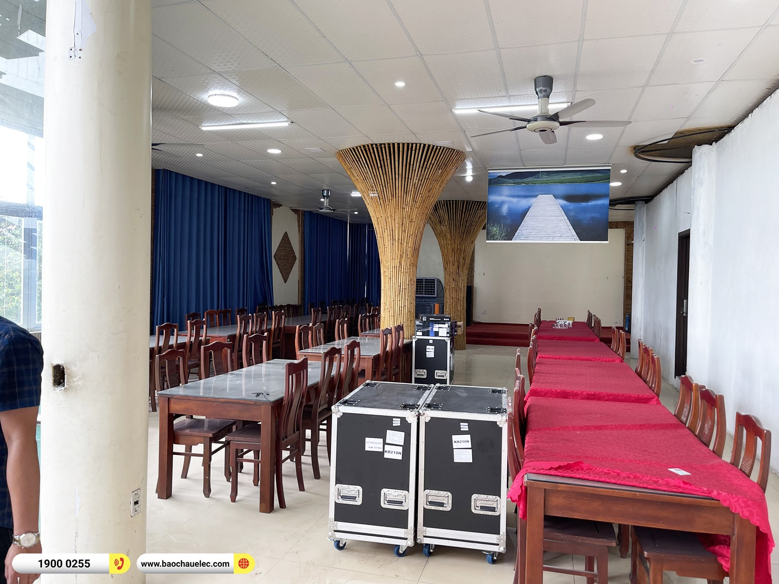 Lắp đặt d&agrave;n Line Array Actpro sự kiện, đ&aacute;m cưới hơn 225tr cho nh&agrave; h&agrave;ng Dũng Phong tại Ninh B&igrave;nh