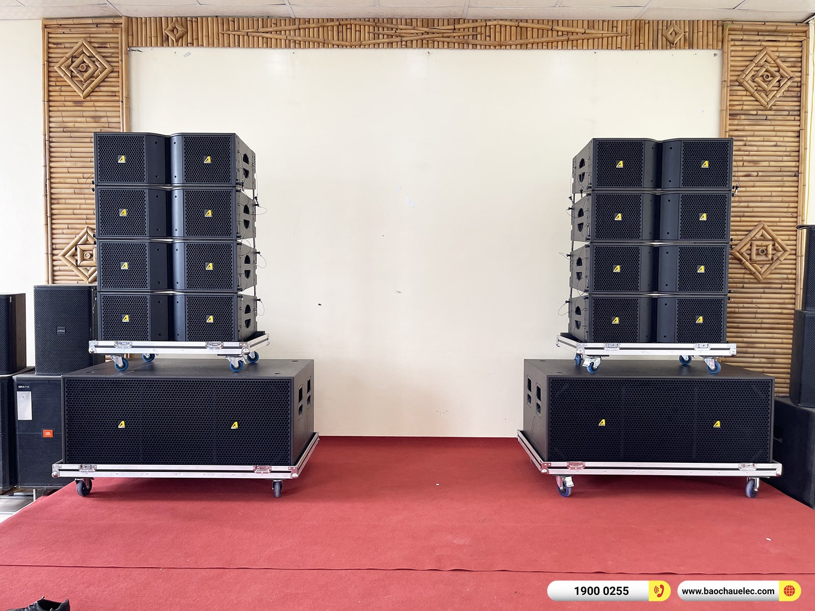 Lắp đặt d&agrave;n Line Array Actpro sự kiện, đ&aacute;m cưới hơn 225tr cho nh&agrave; h&agrave;ng Dũng Phong tại Ninh B&igrave;nh