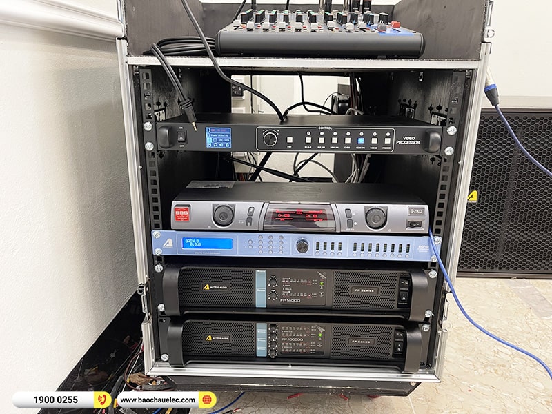 Lắp đặt 2 d&agrave;n Line Array Actpro sự kiện, đ&aacute;m cưới gần 500tr cho nh&agrave; h&agrave;ng Sơn Thủy tại Th&aacute;i Nguy&ecirc;n (Actpro KR210, KR28, TS415, FP14000,...)