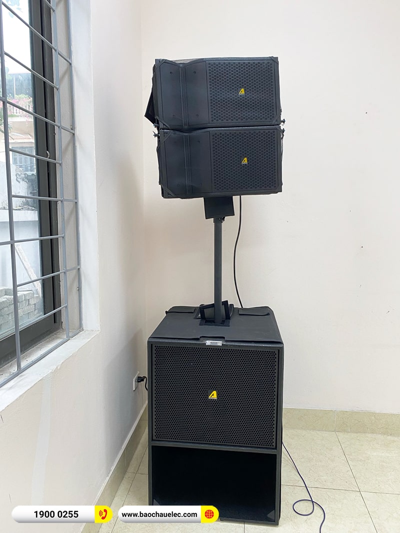 Lắp đặt d&agrave;n Line Array Actpro hơn 109tr cho nh&agrave; văn h&oacute;a tại H&agrave; Nội (Active Actpro A2, MG12XU, Toprhyme M300,&hellip;) 