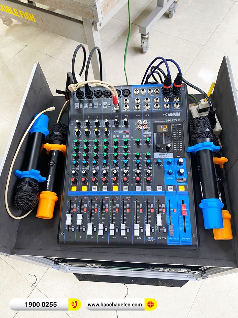 Lắp đặt d&agrave;n Line Array Actpro hơn 109tr cho nh&agrave; văn h&oacute;a tại H&agrave; Nội (Active Actpro A2, MG12XU, Toprhyme M300,&hellip;) 