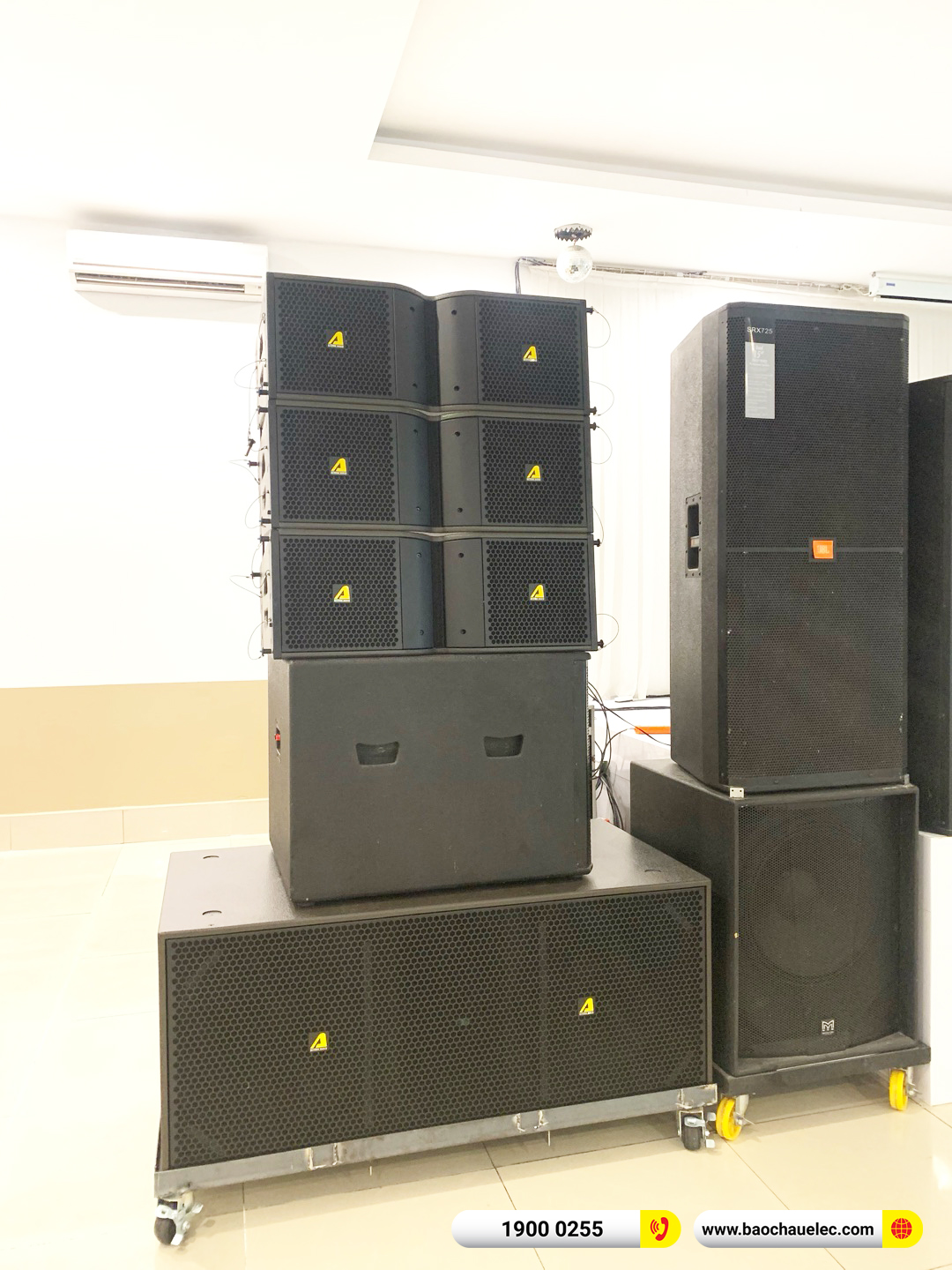 Nâng cấp dàn Line Array Actpro hơn 40tr cho TT Tiệc cưới An Thịnh tại Đồng Nai