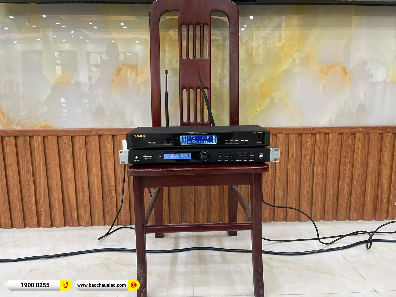Lắp đặt d&agrave;n &acirc;m thanh Array Temeisheng cho UBND Huyện Ti&ecirc;n Lữ tại Hưng Y&ecirc;n 