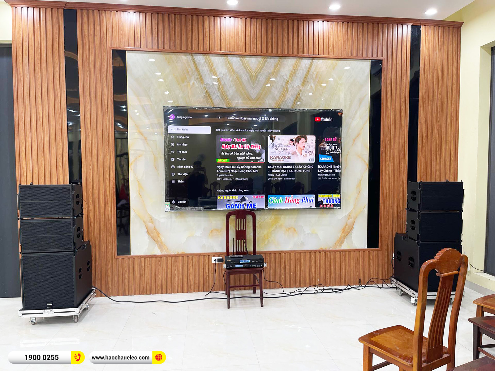 Lắp đặt d&agrave;n &acirc;m thanh Array Temeisheng cho UBND Huyện Ti&ecirc;n Lữ tại Hưng Y&ecirc;n 