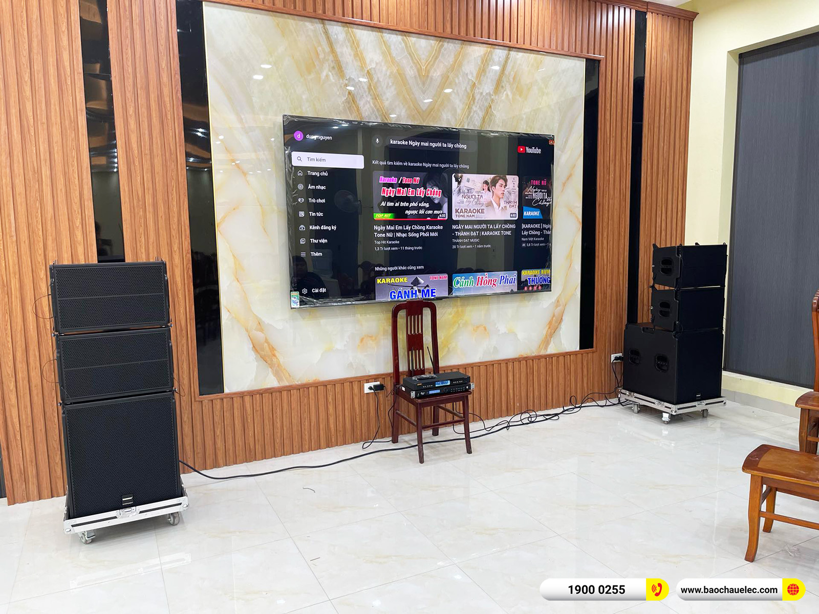 Lắp đặt d&agrave;n &acirc;m thanh Array Temeisheng cho UBND Huyện Ti&ecirc;n Lữ tại Hưng Y&ecirc;n 
