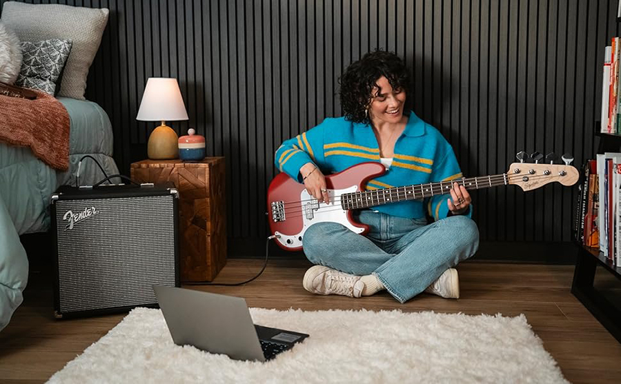 Đ&agrave;n Guitar Fender Squier Debut Precision Bass Guitar