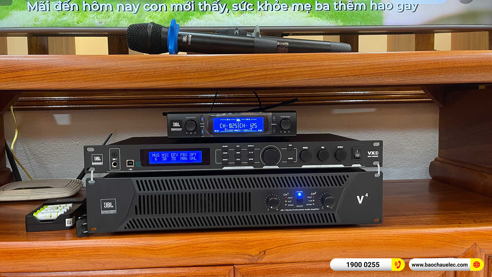 Lắp đặt d&agrave;n karaoke JBL hơn 68tr cho anh Nhơn tại Hưng Y&ecirc;n