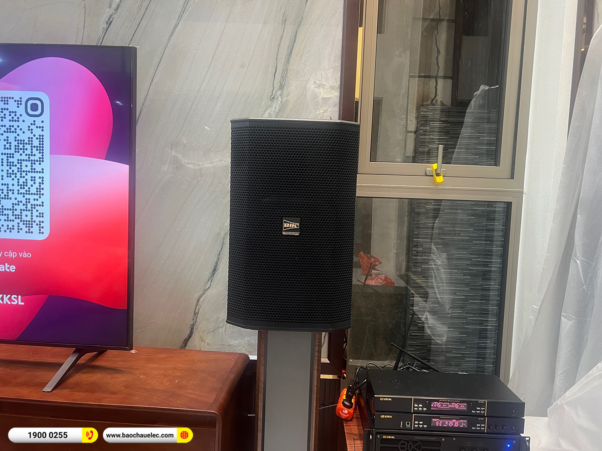 Lắp đặt d&agrave;n karaoke BIK hơn 50tr cho anh Tuyển tại H&agrave; Nội 