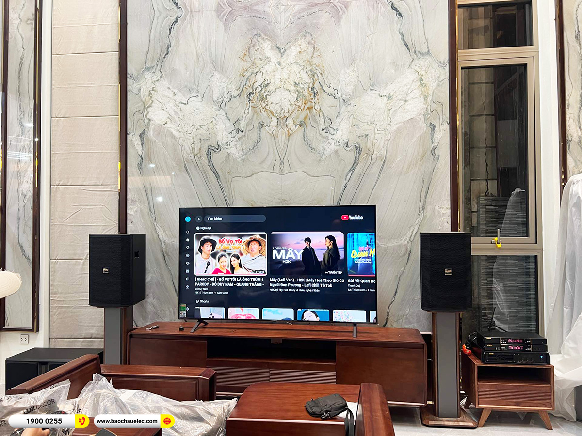 Lắp đặt d&agrave;n karaoke BIK hơn 50tr cho anh Tuyển tại H&agrave; Nội 