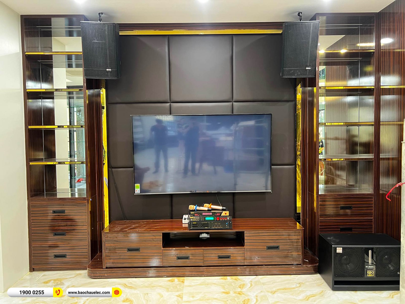 Lắp đặt d&agrave;n karaoke BIK gần 50tr cho anh Duy tại H&agrave; Nội