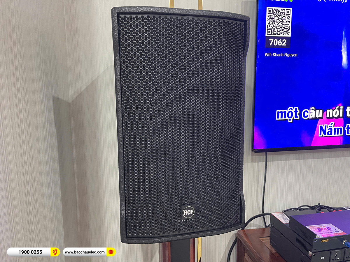 Lắp đặt d&agrave;n karaoke RCF hơn 146tr cho anh Triệu tại Cần Thơ 