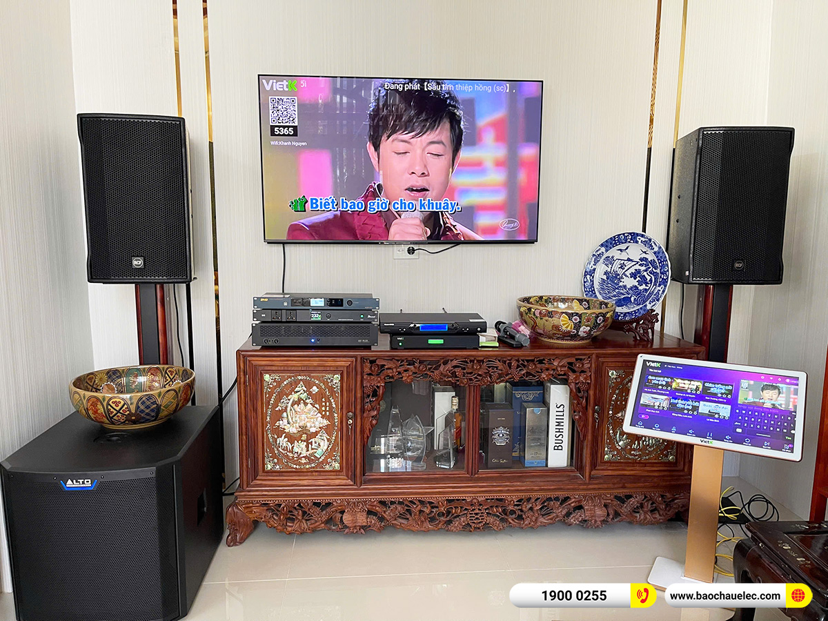 Lắp đặt d&agrave;n karaoke RCF hơn 146tr cho anh Triệu tại Cần Thơ 