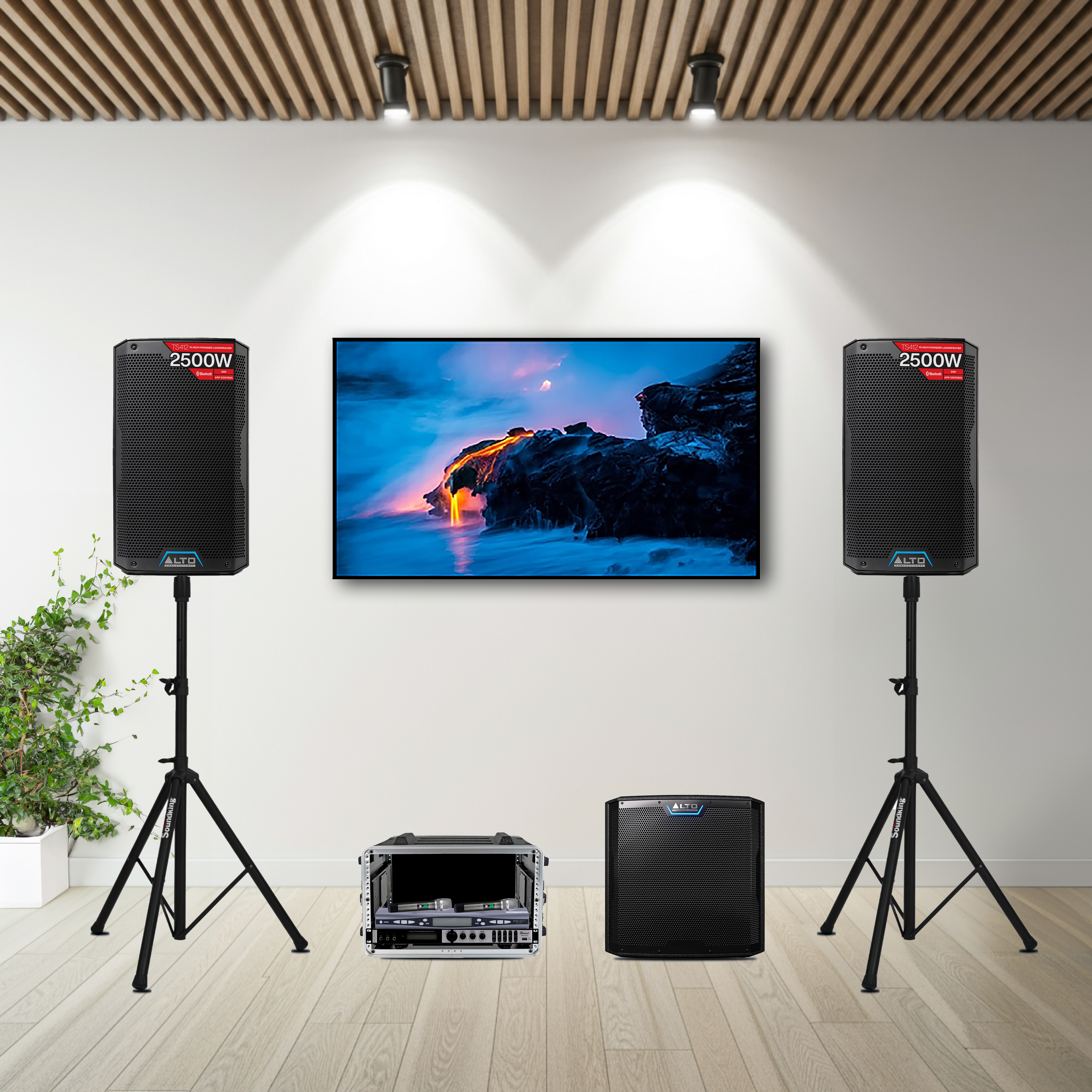 Dàn karaoke gia đình Alto 32 (Alto TS412, Bksound X6 Luxury, Alto TS12S,Baiervires BS-790s) - Hình 2
