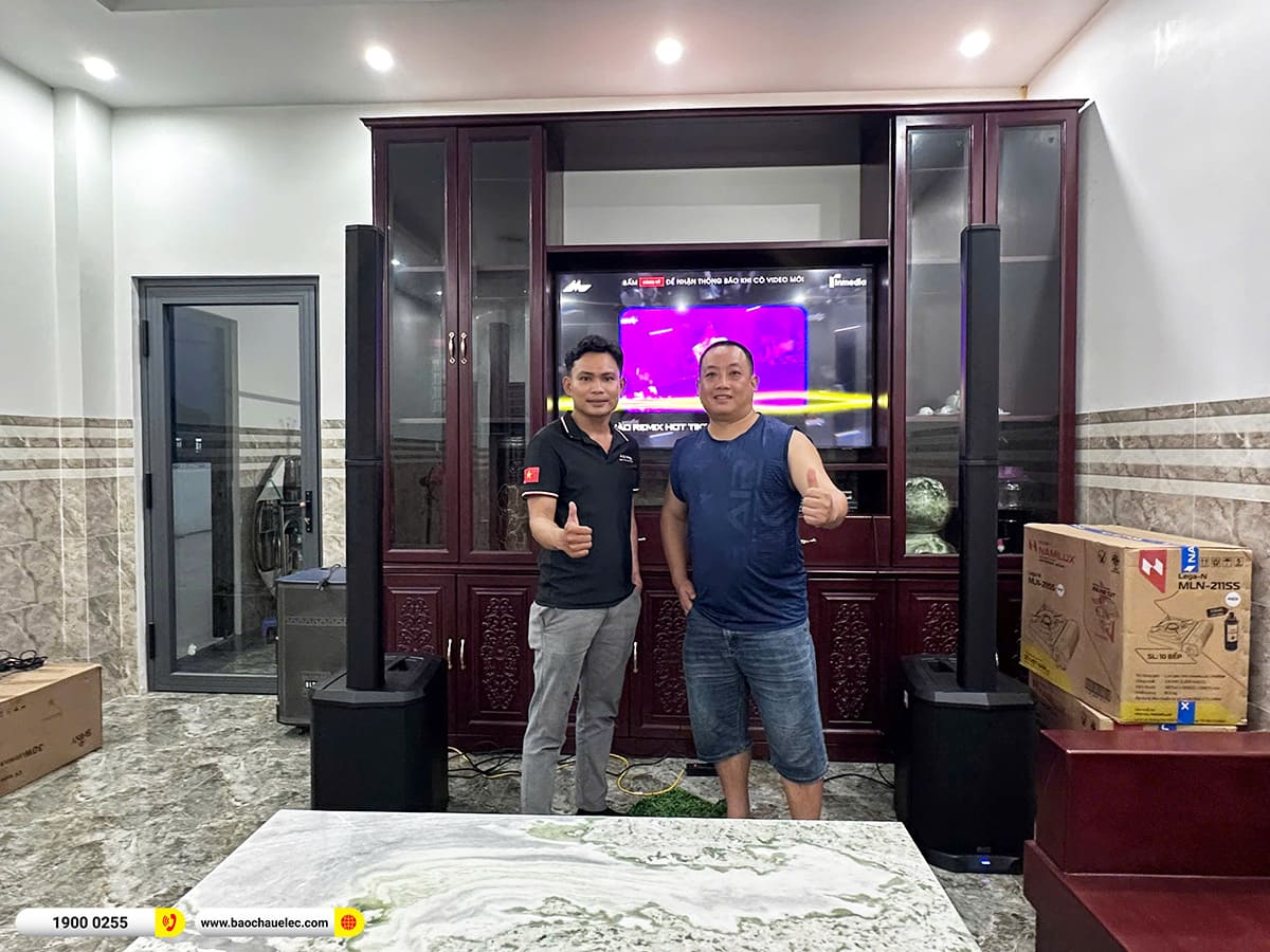 Lắp đặt d&agrave;n karaoke di động Alto hơn 30tr cho anh Cường tại Cần Thơ
