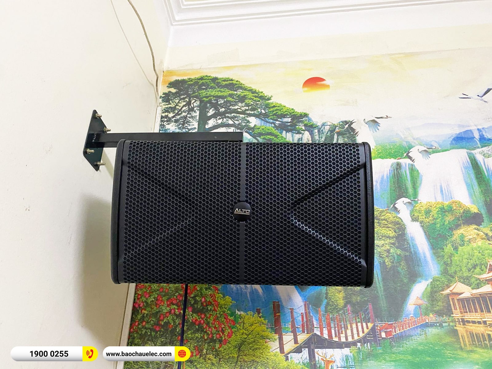 Lắp đặt dàn karaoke Alto hơn 23tr cho anh Hà tại Nam Định (Alto AT1000II, BKSound DKA 6500, BKSound SW512)