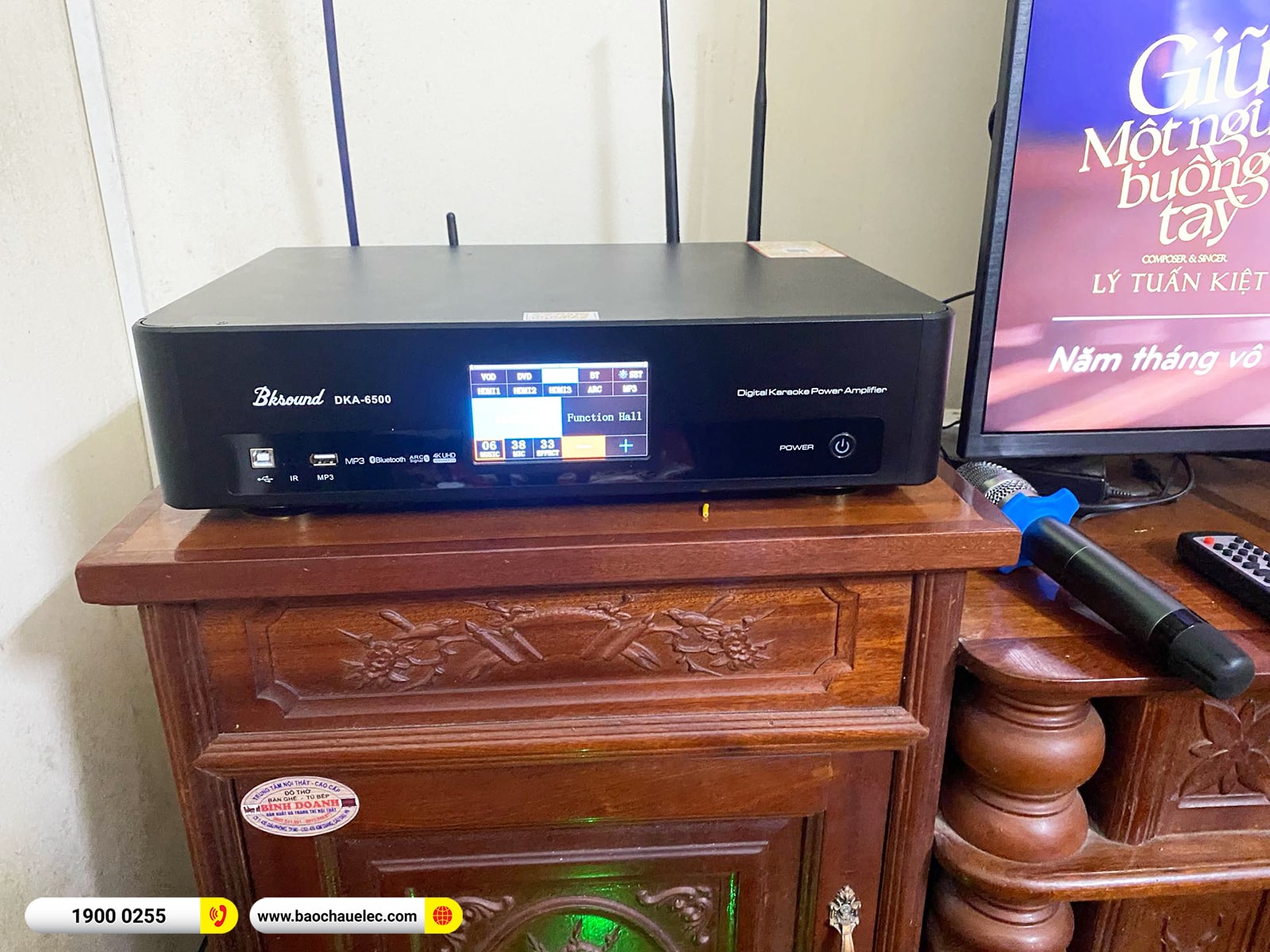 Lắp đặt dàn karaoke Alto hơn 23tr cho anh Hà tại Nam Định (Alto AT1000II, BKSound DKA 6500, BKSound SW512)