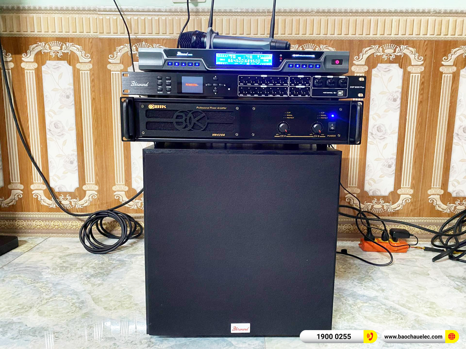 Lắp đặt dàn karaoke Alto hơn 25tr cho anh Tần tại Bắc Giang