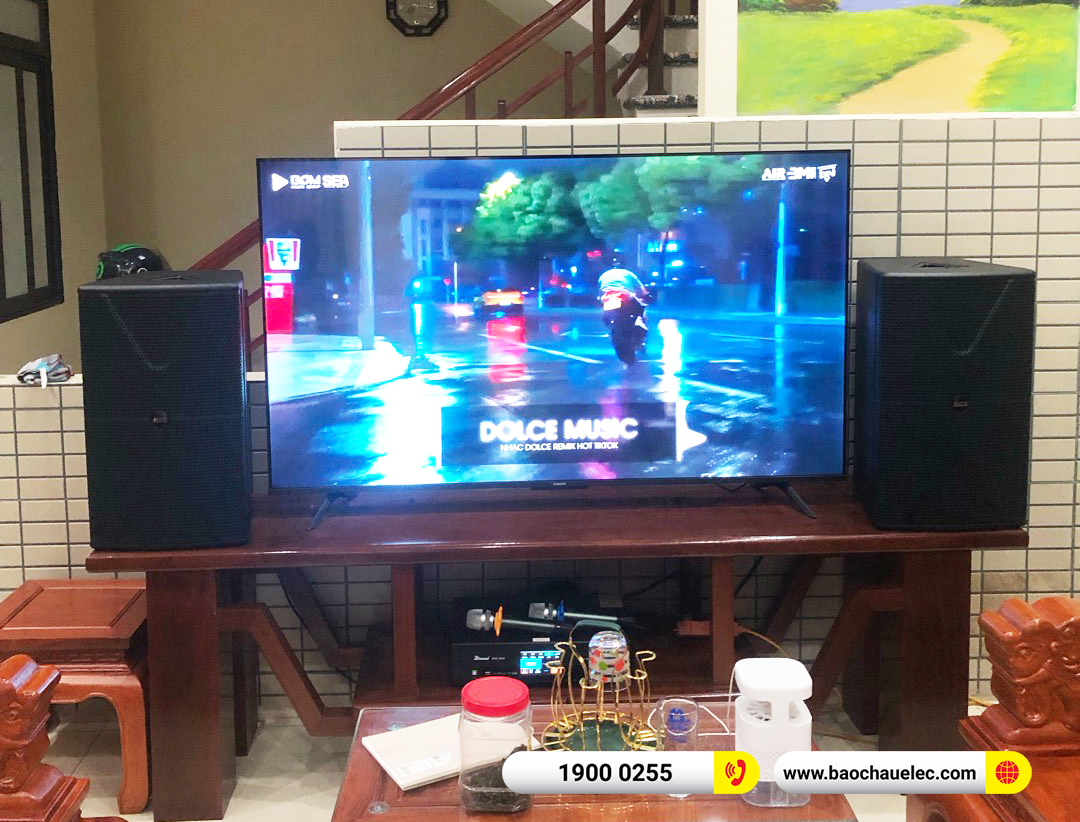 Lắp đặt dàn karaoke Alto hơn 23tr cho anh Trọng tại Hà Nội